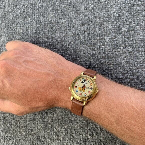 Lorus Quartz Mickey Mouse Country Flag Colors Musical Watch V421-0020 “Working” - Picture 3 of 13